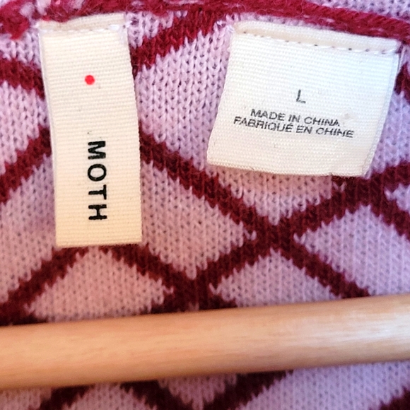 Anthropologie Moth Tunic Sweater L - Picture 3 of 9